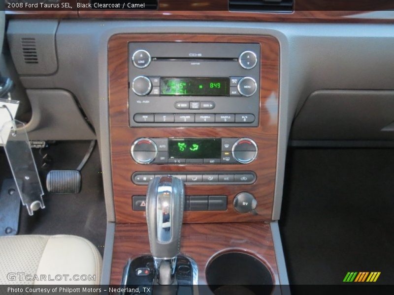 Black Clearcoat / Camel 2008 Ford Taurus SEL