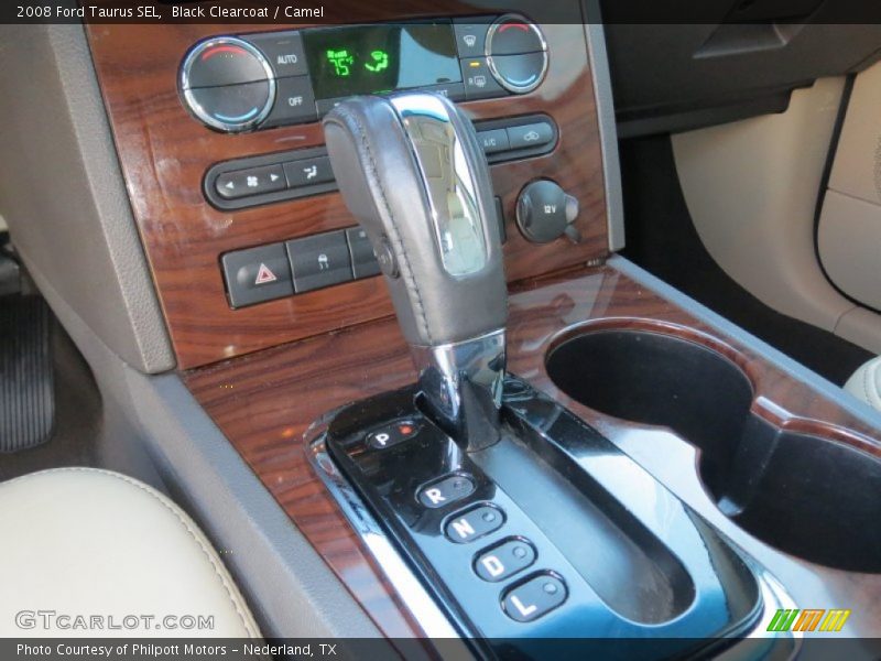 Black Clearcoat / Camel 2008 Ford Taurus SEL