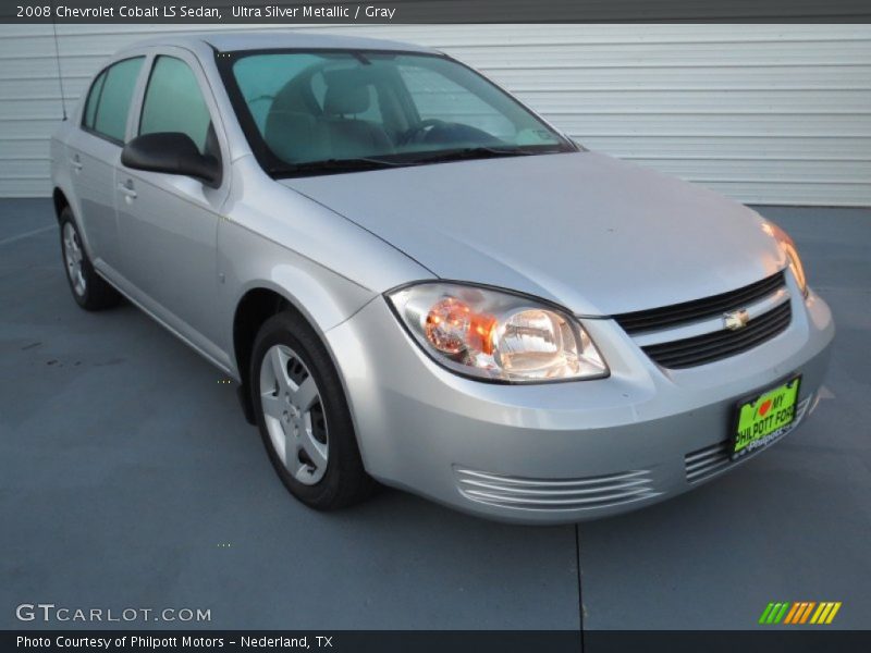 Ultra Silver Metallic / Gray 2008 Chevrolet Cobalt LS Sedan