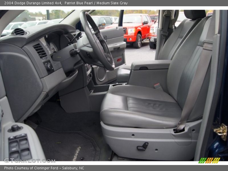 Front Seat of 2004 Durango Limited 4x4