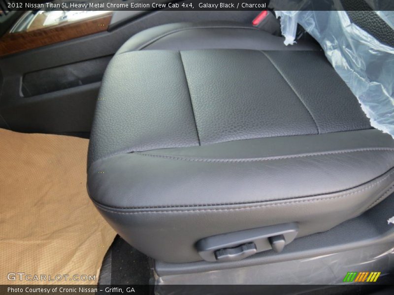 Front Seat of 2012 Titan SL Heavy Metal Chrome Edition Crew Cab 4x4
