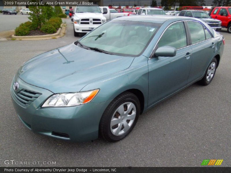 Aloe Green Metallic / Bisque 2009 Toyota Camry LE