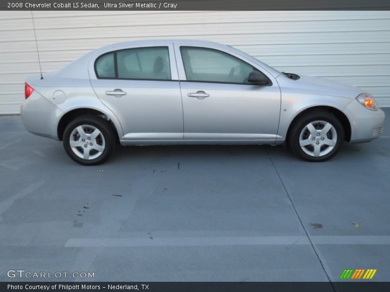 Ultra Silver Metallic / Gray 2008 Chevrolet Cobalt LS Sedan