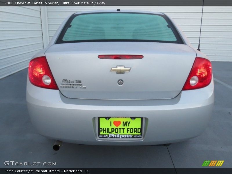Ultra Silver Metallic / Gray 2008 Chevrolet Cobalt LS Sedan