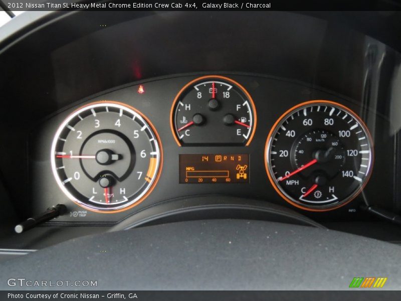  2012 Titan SL Heavy Metal Chrome Edition Crew Cab 4x4 SL Heavy Metal Chrome Edition Crew Cab 4x4 Gauges