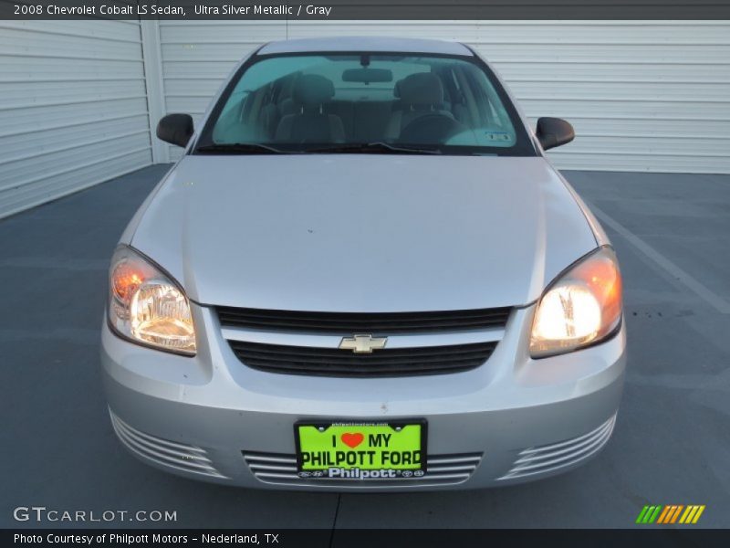Ultra Silver Metallic / Gray 2008 Chevrolet Cobalt LS Sedan
