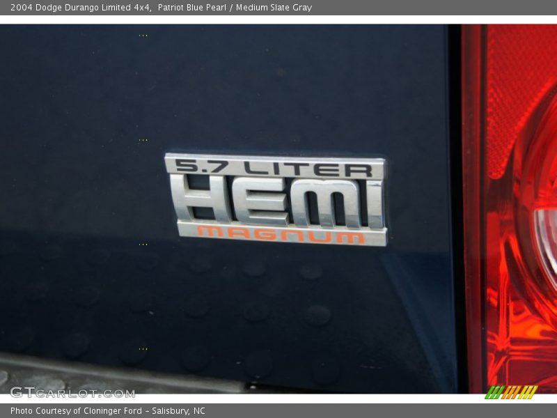 Patriot Blue Pearl / Medium Slate Gray 2004 Dodge Durango Limited 4x4