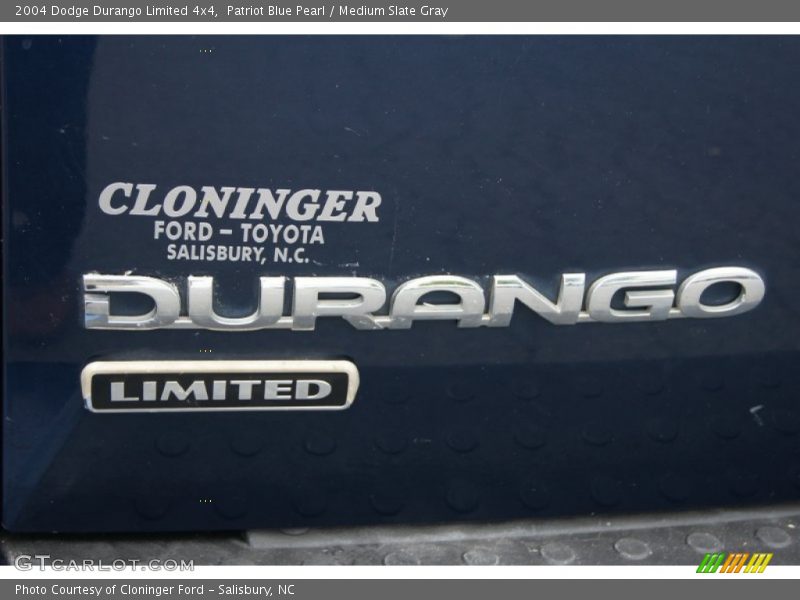 Patriot Blue Pearl / Medium Slate Gray 2004 Dodge Durango Limited 4x4