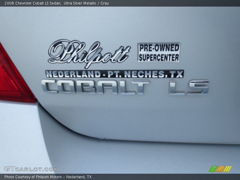 Ultra Silver Metallic / Gray 2008 Chevrolet Cobalt LS Sedan