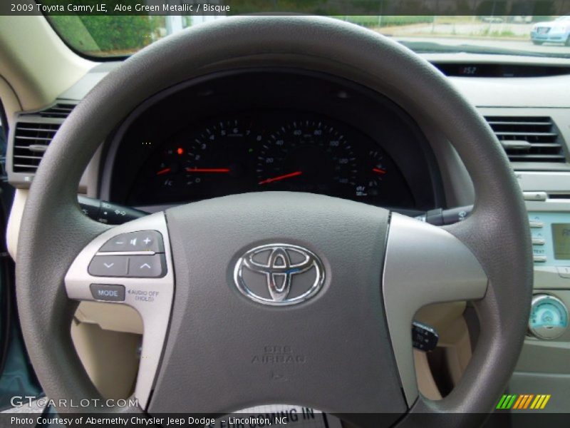 Aloe Green Metallic / Bisque 2009 Toyota Camry LE