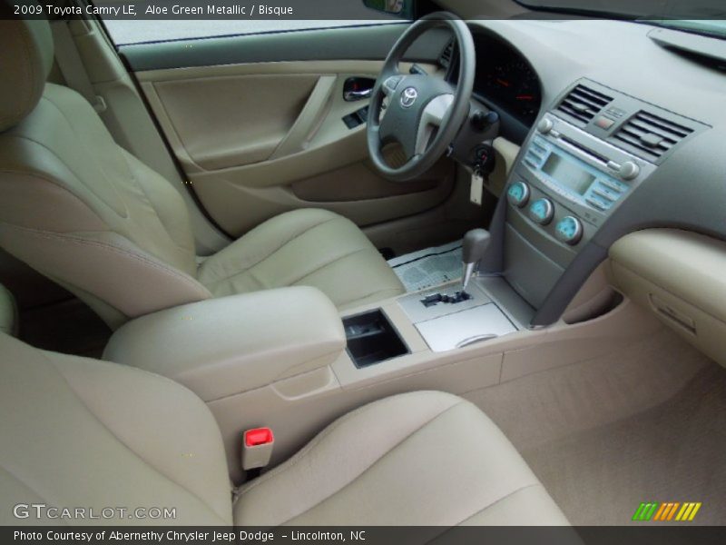 Aloe Green Metallic / Bisque 2009 Toyota Camry LE