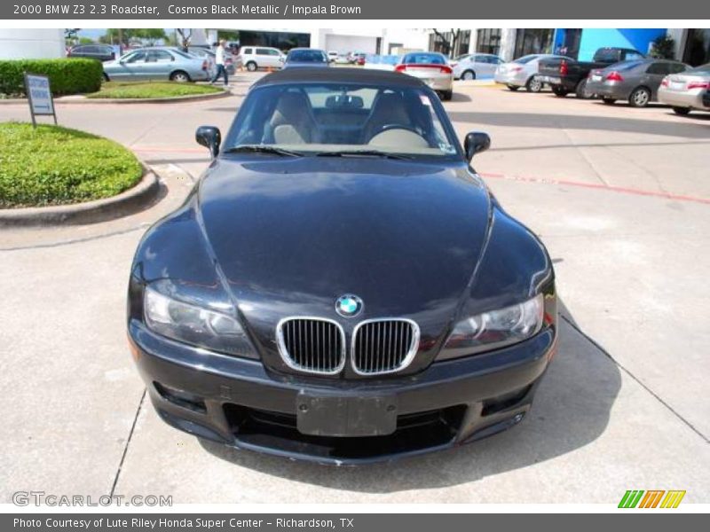 Cosmos Black Metallic / Impala Brown 2000 BMW Z3 2.3 Roadster
