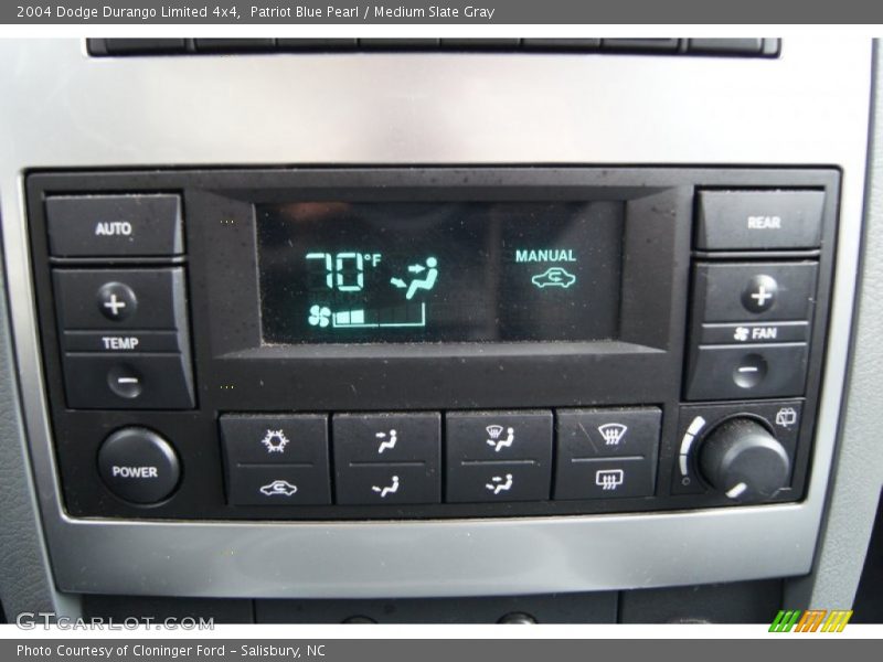 Controls of 2004 Durango Limited 4x4