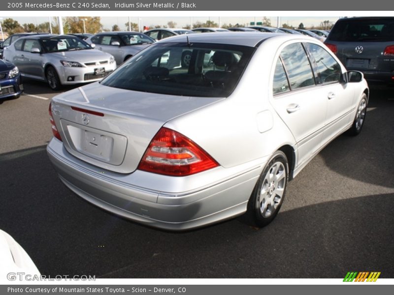 Iridium Silver Metallic / Black 2005 Mercedes-Benz C 240 Sedan