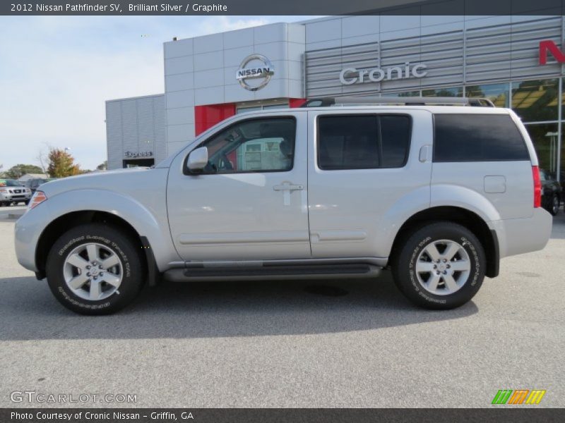Brilliant Silver / Graphite 2012 Nissan Pathfinder SV