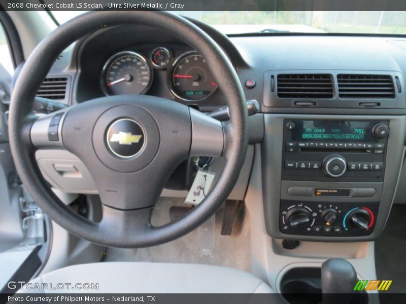 Ultra Silver Metallic / Gray 2008 Chevrolet Cobalt LS Sedan