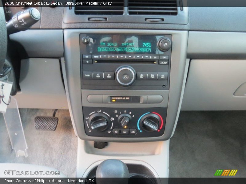 Ultra Silver Metallic / Gray 2008 Chevrolet Cobalt LS Sedan
