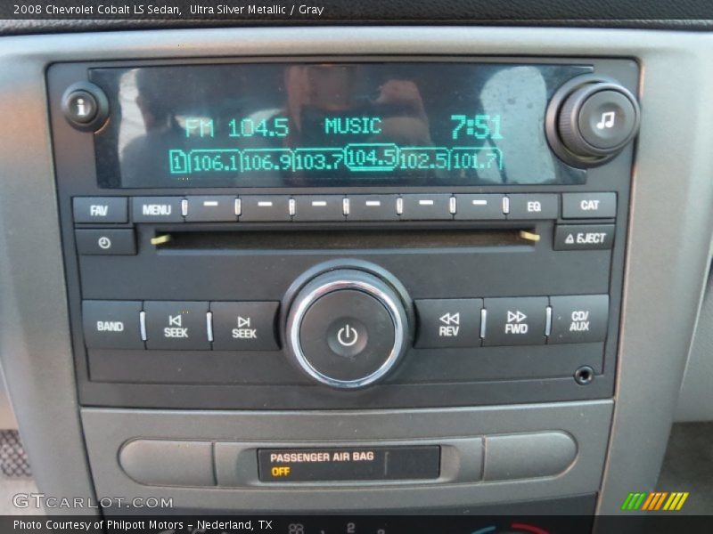 Ultra Silver Metallic / Gray 2008 Chevrolet Cobalt LS Sedan