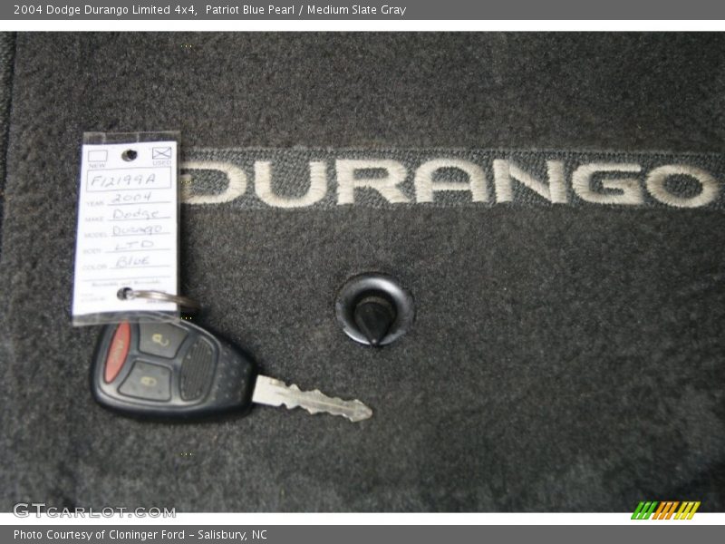 Patriot Blue Pearl / Medium Slate Gray 2004 Dodge Durango Limited 4x4