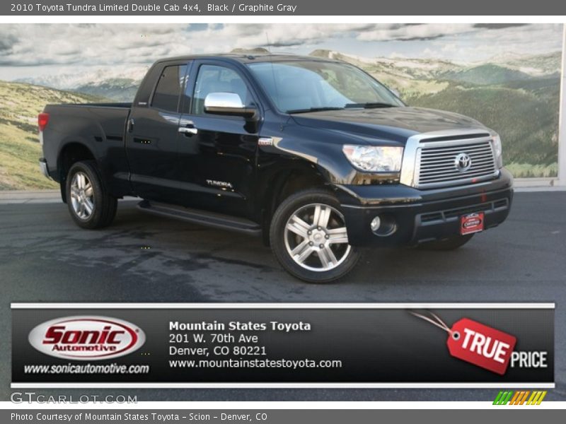 Black / Graphite Gray 2010 Toyota Tundra Limited Double Cab 4x4
