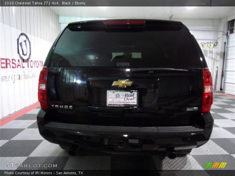 Black / Ebony 2010 Chevrolet Tahoe Z71 4x4