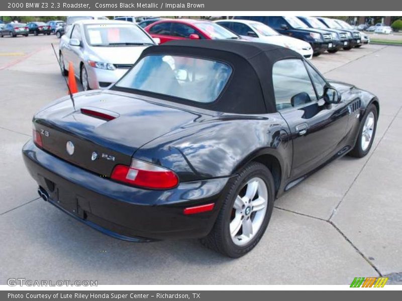 Cosmos Black Metallic / Impala Brown 2000 BMW Z3 2.3 Roadster