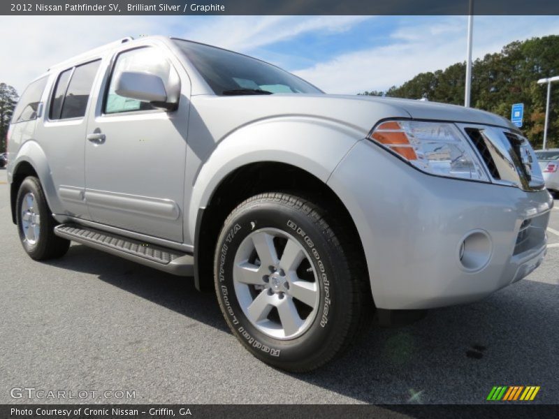 Brilliant Silver / Graphite 2012 Nissan Pathfinder SV