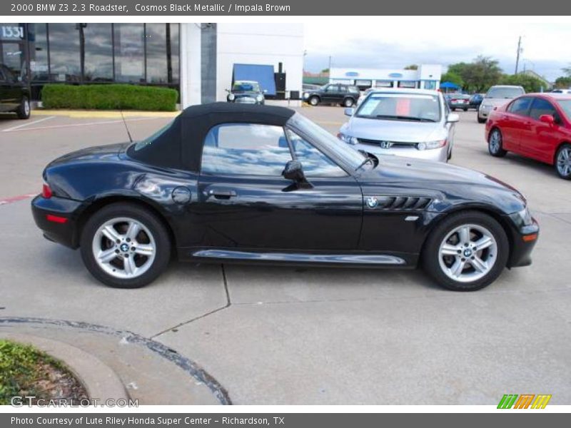 Cosmos Black Metallic / Impala Brown 2000 BMW Z3 2.3 Roadster