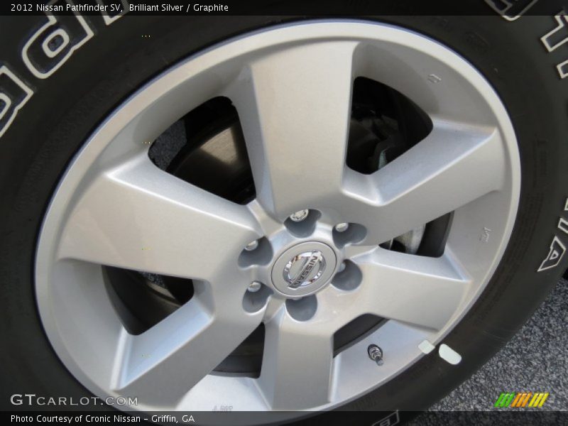 Brilliant Silver / Graphite 2012 Nissan Pathfinder SV