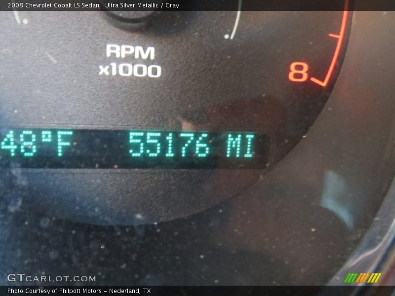 Ultra Silver Metallic / Gray 2008 Chevrolet Cobalt LS Sedan