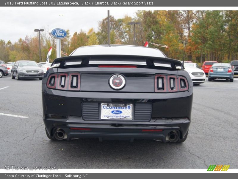 Black / Charcoal Black/Recaro Sport Seats 2013 Ford Mustang Boss 302 Laguna Seca