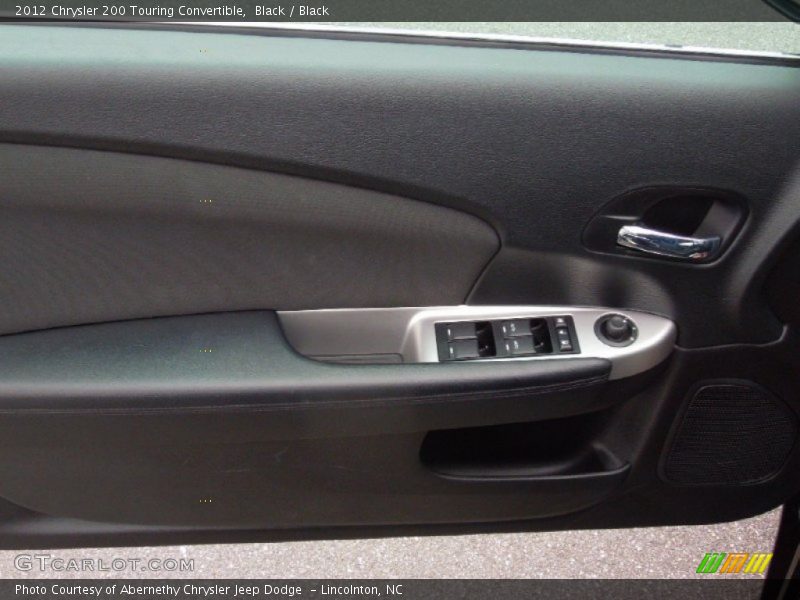 Black / Black 2012 Chrysler 200 Touring Convertible
