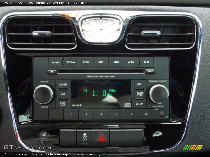 Audio System of 2012 200 Touring Convertible
