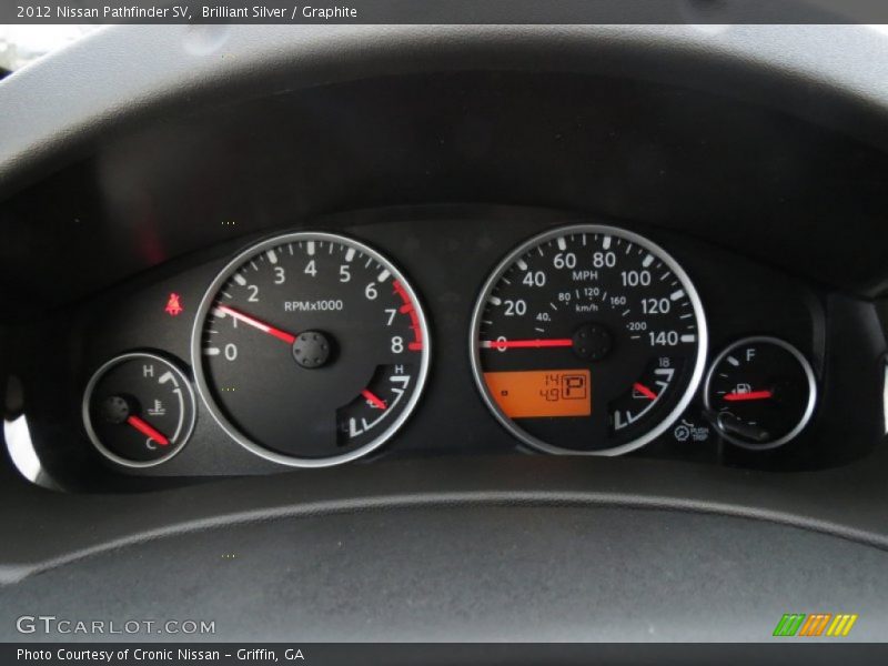 Brilliant Silver / Graphite 2012 Nissan Pathfinder SV