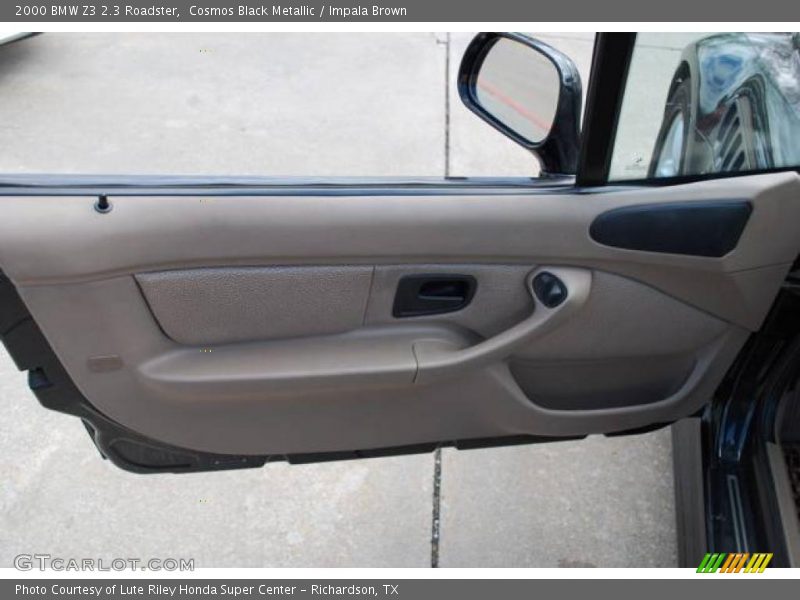 Cosmos Black Metallic / Impala Brown 2000 BMW Z3 2.3 Roadster