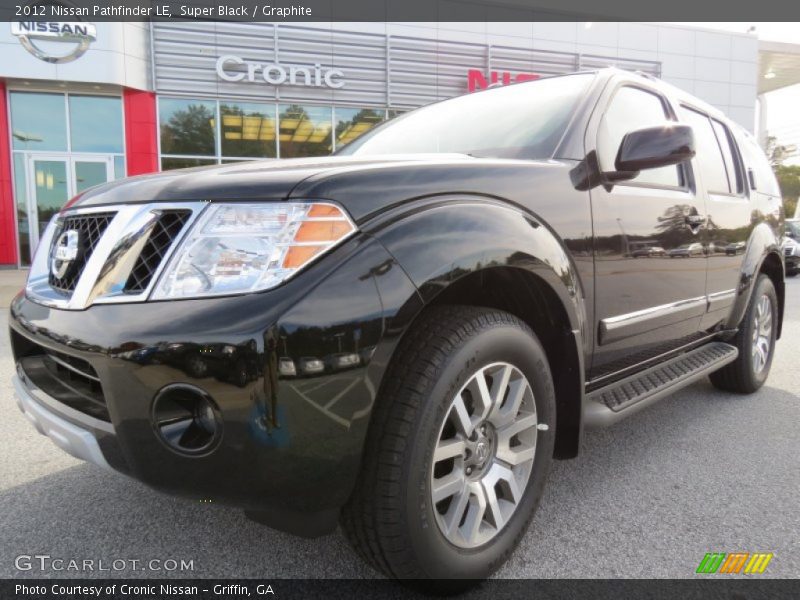 Super Black / Graphite 2012 Nissan Pathfinder LE