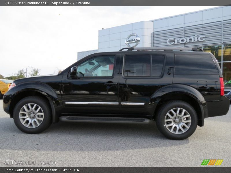 Super Black / Graphite 2012 Nissan Pathfinder LE