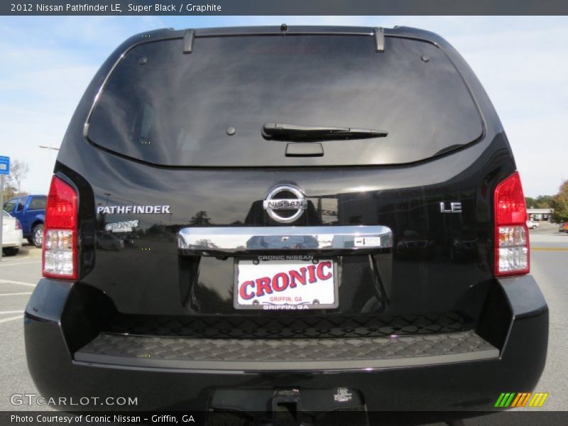 Super Black / Graphite 2012 Nissan Pathfinder LE