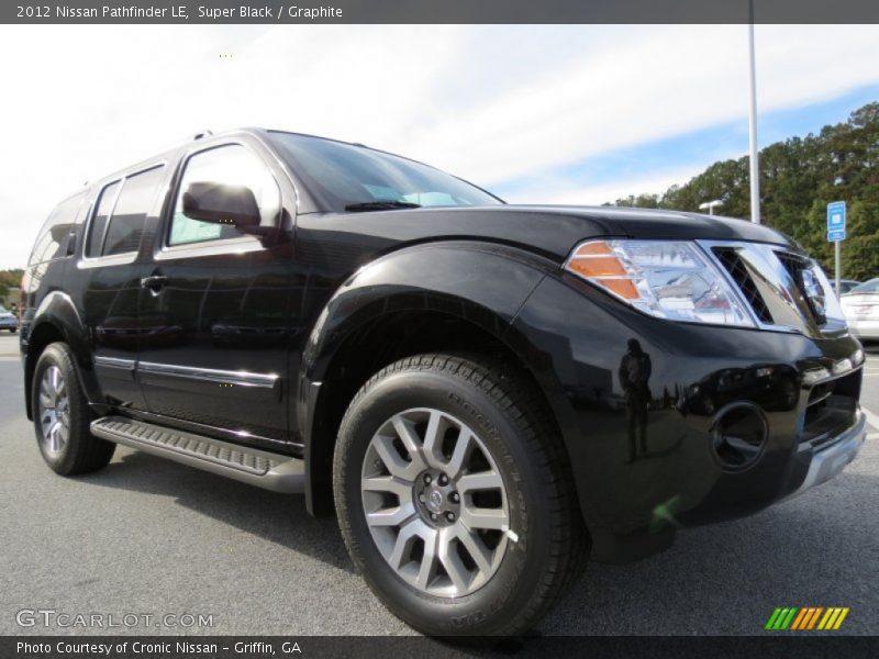 Super Black / Graphite 2012 Nissan Pathfinder LE