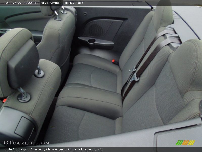 Rear Seat of 2012 200 Touring Convertible