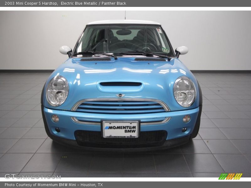 Electric Blue Metallic / Panther Black 2003 Mini Cooper S Hardtop