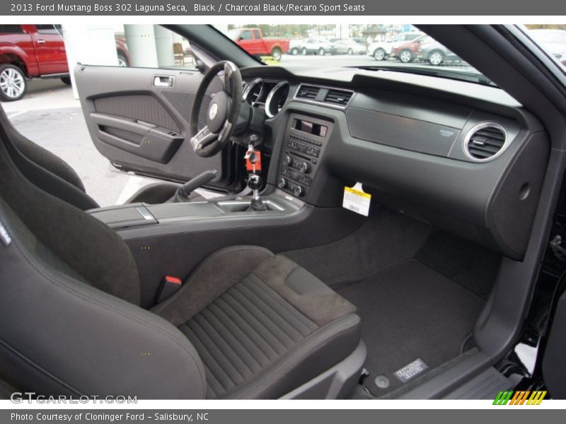 Dashboard of 2013 Mustang Boss 302 Laguna Seca