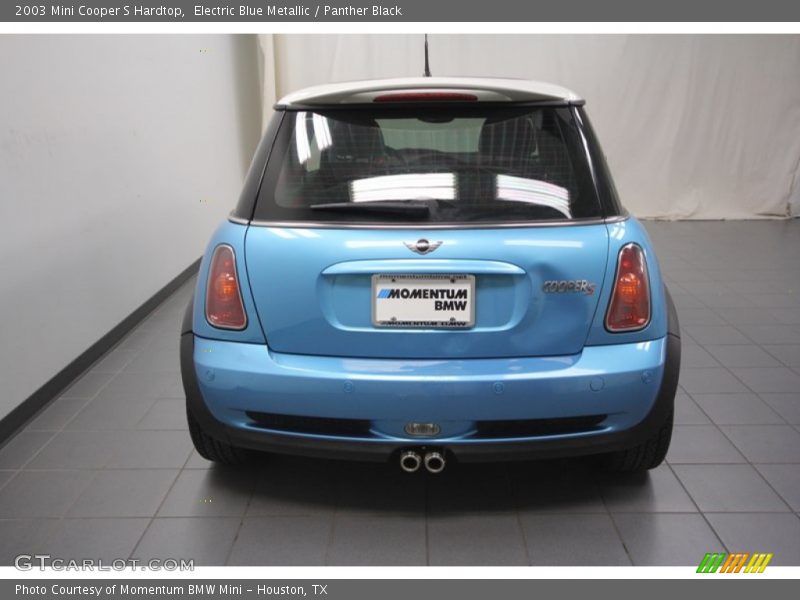 Electric Blue Metallic / Panther Black 2003 Mini Cooper S Hardtop