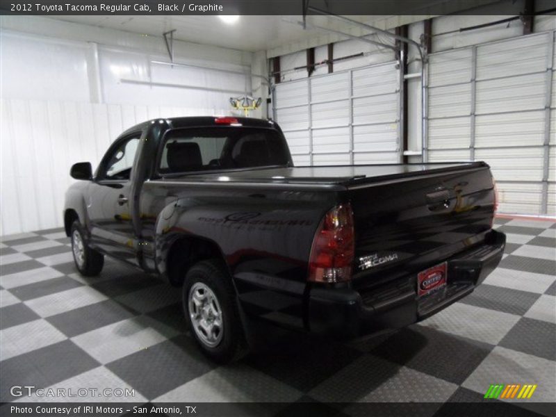 Black / Graphite 2012 Toyota Tacoma Regular Cab