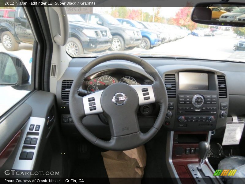 Super Black / Graphite 2012 Nissan Pathfinder LE