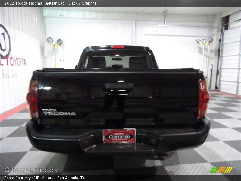 Black / Graphite 2012 Toyota Tacoma Regular Cab
