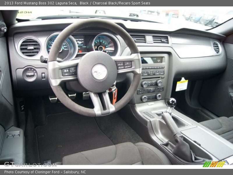 Dashboard of 2013 Mustang Boss 302 Laguna Seca