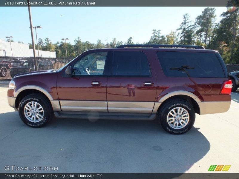 Autumn Red / Camel 2013 Ford Expedition EL XLT