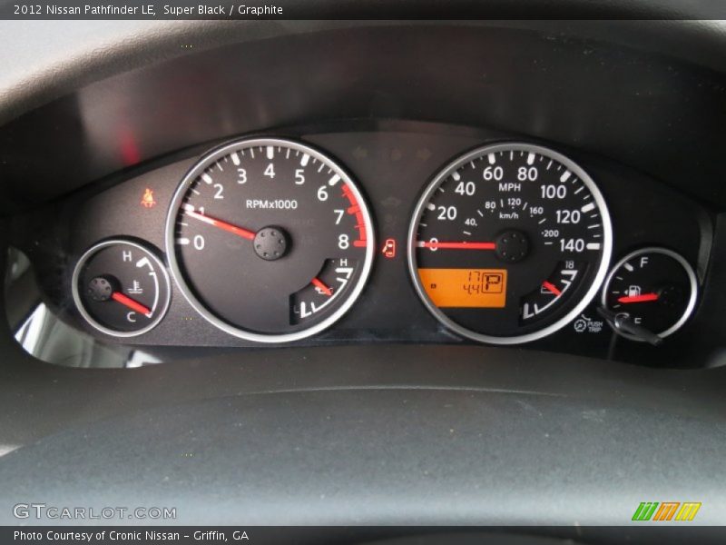 Super Black / Graphite 2012 Nissan Pathfinder LE