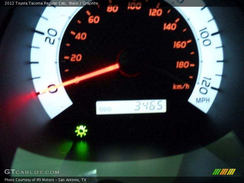 Black / Graphite 2012 Toyota Tacoma Regular Cab